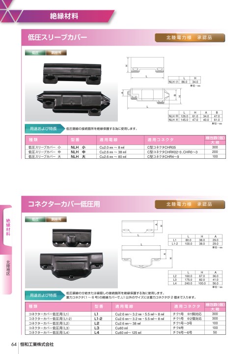 恒和工業株式会社 製品カタログ vol.10