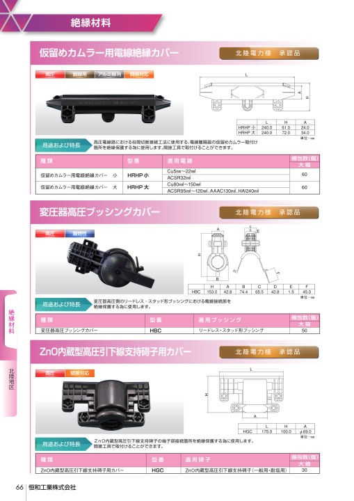 恒和工業株式会社 製品カタログ vol.10