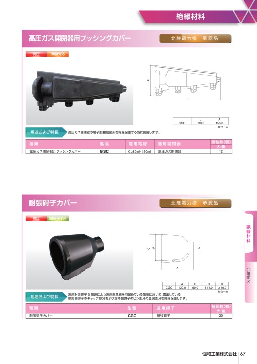 恒和工業株式会社 製品カタログ vol.10